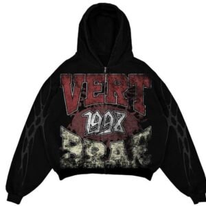 Custom Acid Wash DTG Printed Logo Sweatshirt