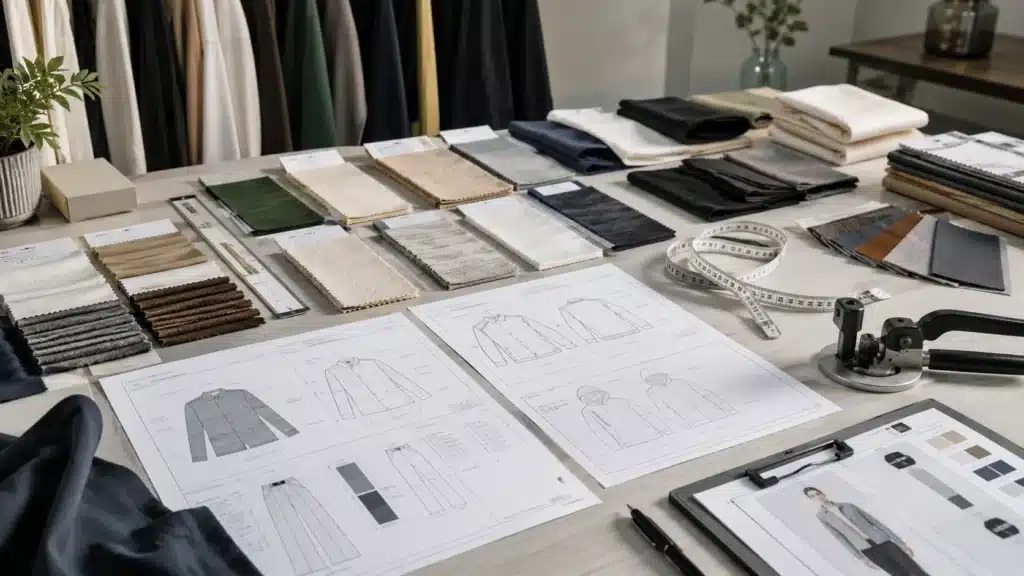 clothing fabric composition guide for cotton polyester linen viscose and spandex