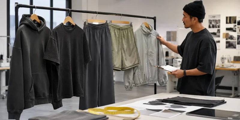 high margin streetwear items selected through hero product development and production QC